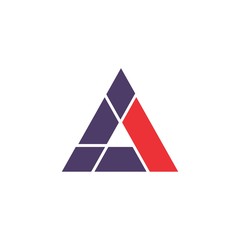 A triangle logo