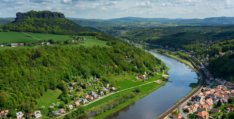 Panorama vom Lilienstein © spuno