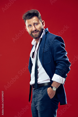 Male Beauty Concept Portrait Of A Fashionable Young Man With