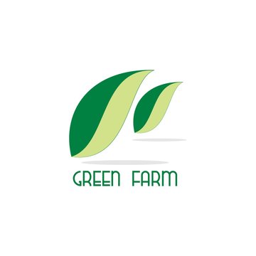  leaf green farm logo