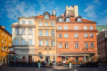 Warsaw old town street, Poland