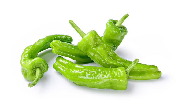 Green peppers. Friggitelli