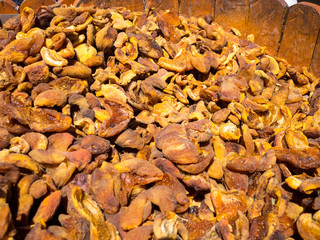 The colors of street markets in old cities of Turkey.