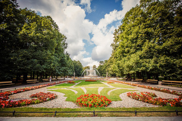  Saxon Garden in Warsaw, Poland 