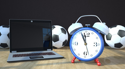 Alarmer Russia Footballs Notebook