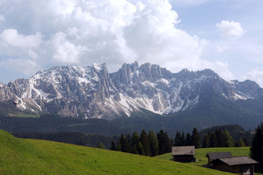 Wolken über dem Latemar