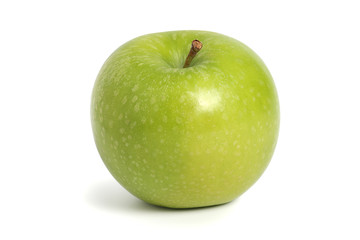 Green apple isolated on white background