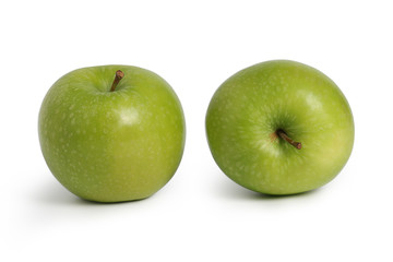 Green apple isolated on white background