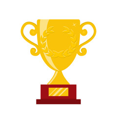Vector illustration. Cup of the winner.