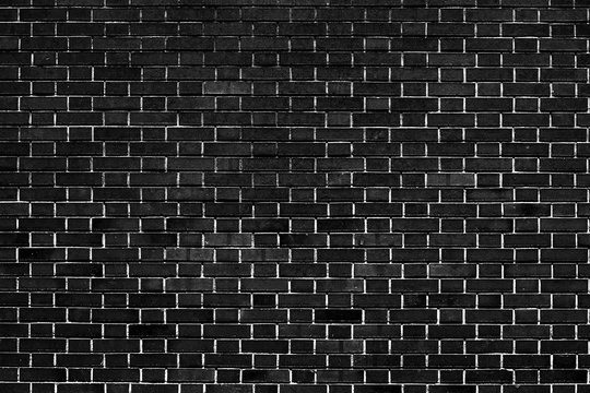 Black Wall Tile Texture Brick Background