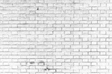 Obraz na płótnie Canvas white wall tile texture brick background
