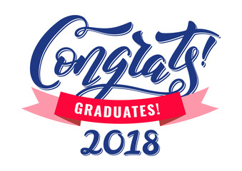 Fototapeta premium congrats graduates class