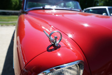 These are pictures of very old cars in very good condition, taken at a public exhibition