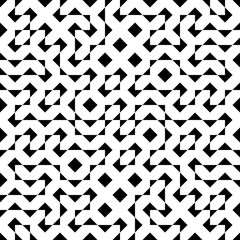 Vector Seamless Geometry Truchet Pattern