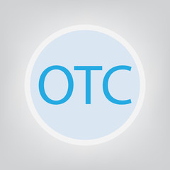 OTC (Over The Counter) concept- vector illustration