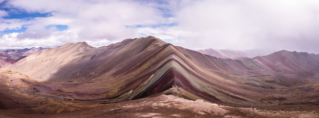 Vinicunca, Rainbow Mountain panoramica - Peru