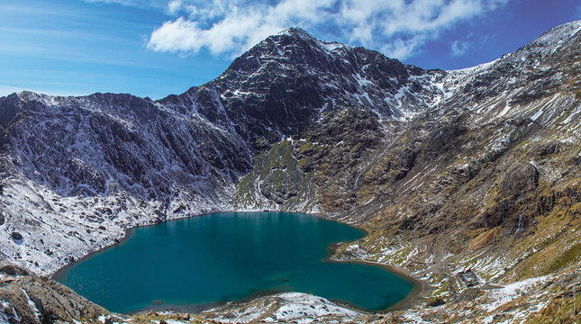 Lake Glaslyn with Mount Snowdon