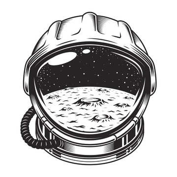 Astronaut helmet icon. Black icon of astronaut helmet. Vector illustration.  Linear astronaut helmet icon isolated Stock Vector Image & Art - Alamy