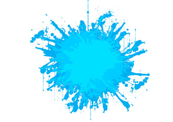 vector splatter blue color background design. illustration vector design