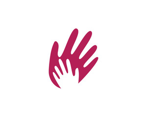 Fototapeta na wymiar Hand Care Logo Template vector