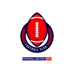 Football Logo Vector Template Design Illustration