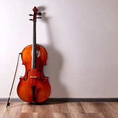 Old retro cello