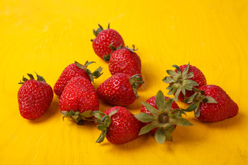 Ripe fresh strawberry