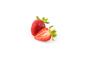 Ripe fresh strawberry