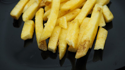 potato chip on plate