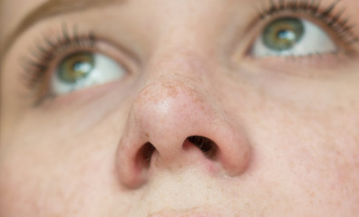 Fototapeta premium Woman nose