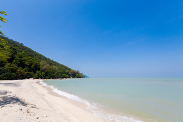Fototapeta na wymiar Batu Ferringhi beach Penang Malaysia