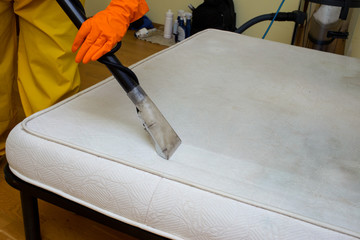 dry cleaning of a mattress