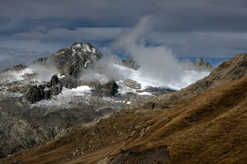 The Alpine region of Switzerland.