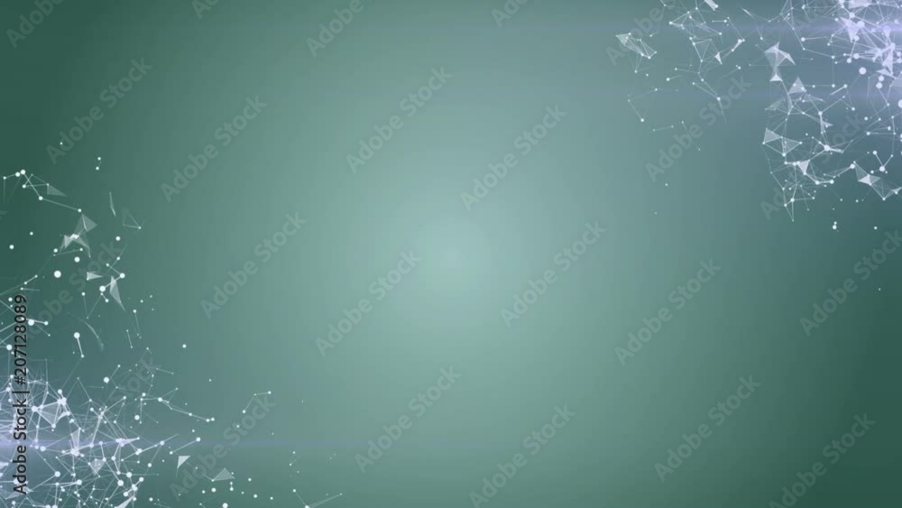 Poster scientific fundamentals and abstract technologies. digital dynamic wallpaper plexus. linked lines, t