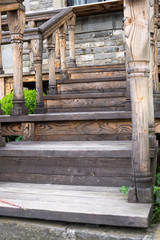 Wodden Aged Stairs