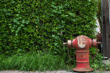 Fire fighting water supply hose Red