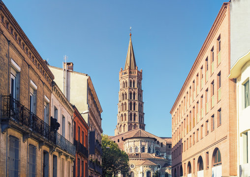 France, Haute-Garonne, Toulouse, Old town, Basilica of Saint Sernin