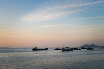 Penang bridge to island Malaysia