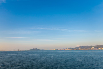 Fototapeta premium Penang bridge to island Malaysia
