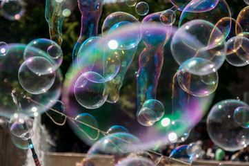 Big soap bubbles