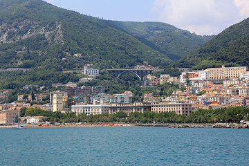 Fototapeta na wymiar Salerno Cityscape Italy