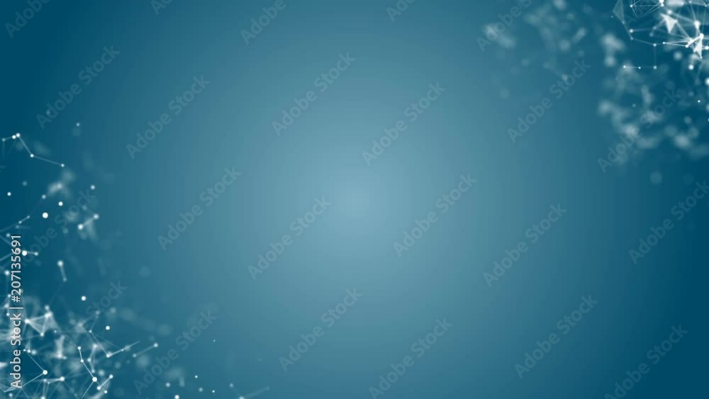 Poster scientific fundamentals and abstract technologies. digital dynamic wallpaper plexus. linked lines, t
