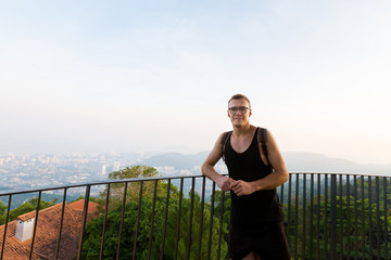 Tourist on Penang Hill Malaysia