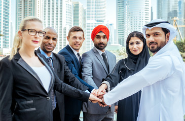 Fototapeta premium Business team in Dubai