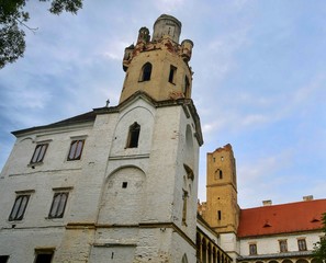 Ruins of castle in Breclav town in South Moravian Region of Czech Republic