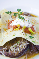 deconstructed short rib ravioli