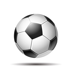 Soccer ball isolated on white