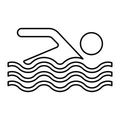 Strand Icon - Baden erlaubt