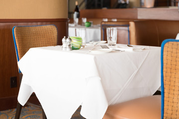 restaurant interior close up