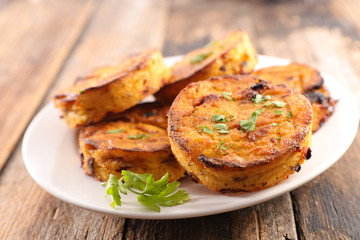 baked polenta portion
